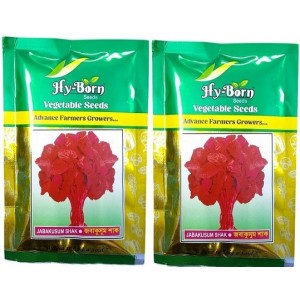 Hy Born Hybrid Jabakusum Shak Seeds – Vigorous Growth, Tender Red Leaves, High Yield | 200g Pack