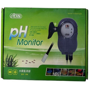 ISTA pH Monitor – Digital Aquarium pH Meter with LED Display & Probe Calibration Kit