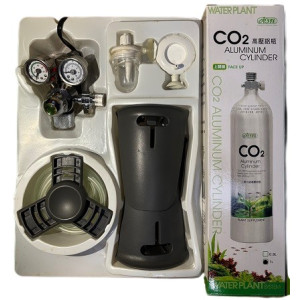 ISTA Premium 1 L Complete CO₂ Cylinder Set – Refillable Face-Up Cylinder with Dual Gauge Regulator & Accessories