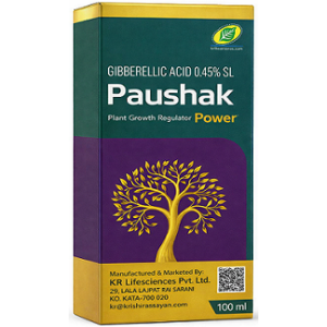 KR Lifesciences Paushak Power – 100ml | Gibberellic Acid 0.45% SL Plant Growth Regulator