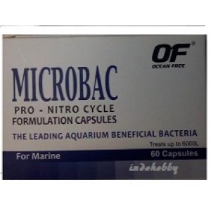 30 CAPSULES OF OCEAN FREE MICROBAC for ALL TROPICAL FISH/GOLDFISH AQUARIUM 