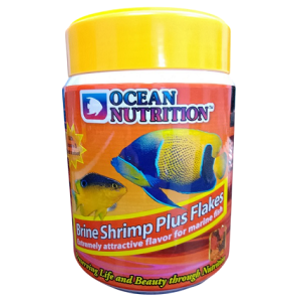 Ocean Nutrition Brine Shrimp Plus Flakes – Premium Staple Food for Tropical Fish (71g)
