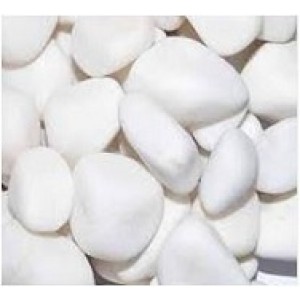 White Round Aquarium Pond Garden Decorative Pebbles