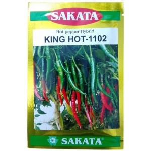 Sakata King Hot 1102 Hybrid Hot Pepper Seeds – High-Yield F1 Variety for Tropical Cultivation