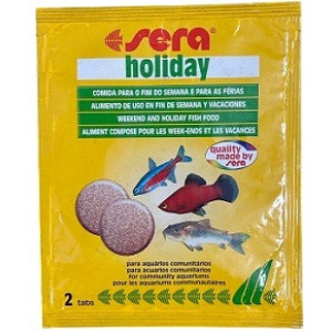 Two Pack Sera Holiday Fish Food – 7-Day Time Release Tablets for Aquarium Fish
