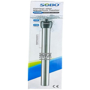 SOBO Stainless Steel Aquarium Heater – Submersible Thermostat Heater (200W & 300W Models)