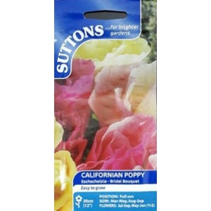 Suttons Californian Poppy Seeds 