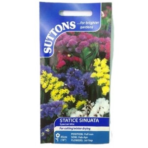 Suttons UK Statice Sinuata Special Mix Seeds 