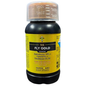 Tropical Agro Tag Fly Gold Insecticide – Diafenthiuron + Fipronil + Dinotefuran (100ml)