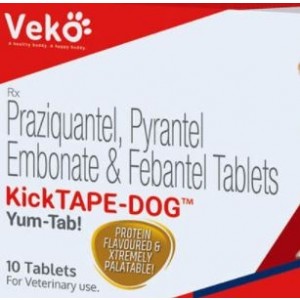 Veko Kick Tape Dog Dewormer Tablets