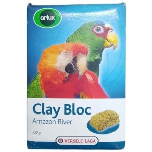 Versele Laga Orlux Clay Bloc Amazon River – Mineral Supplement for Parakeets & Parrots (550g)