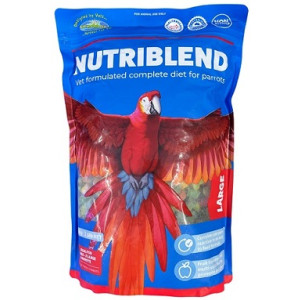 Vetafarm Nutriblend Large Parrot Pellets – Complete Balanced Nutrition for Large Parrots (1.6kg)