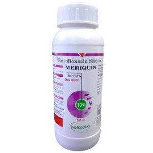 Vetoquinol Meriquin Poultry Oral – Poultry Antibiotic | Enrofloxacin 10%