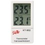 Aquarium Water Ambient Dual Display Thermometer – Large LCD, Adhesive Mount, Celsius/Fahrenheit Switchable
