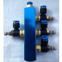 CO2 Divider 4 Way – High-Low Flow Controller for Multi-Tank CO2 Setup