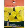 Hybrid Marvel Yellow Marigold Flower Seeds – 2-Pack | 95% Genetic Purity | Compact Double Blooms | Indo-American Hybrid Seeds