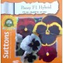Hybrid Pansy Flower Seeds – MAJESTIC GT MIX | High Germination | Sutton & Sons | Seasonal Blooms