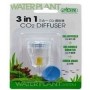 ISTA 3-in-1 Planted Aquarium CO₂ Diffuser – Integrated Bubble Counter, Check Valve & Mist Atomizer