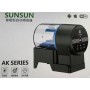 SUNSUN AK 01S Auto Fish Feeder – Dual Canister Programmable Feeding System for Aquariums