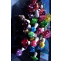 Mushroom Multicolored Miniature Figurines Decoration – Set of 4 for Terrariums, Fairy Gardens & Indoor Ornaments